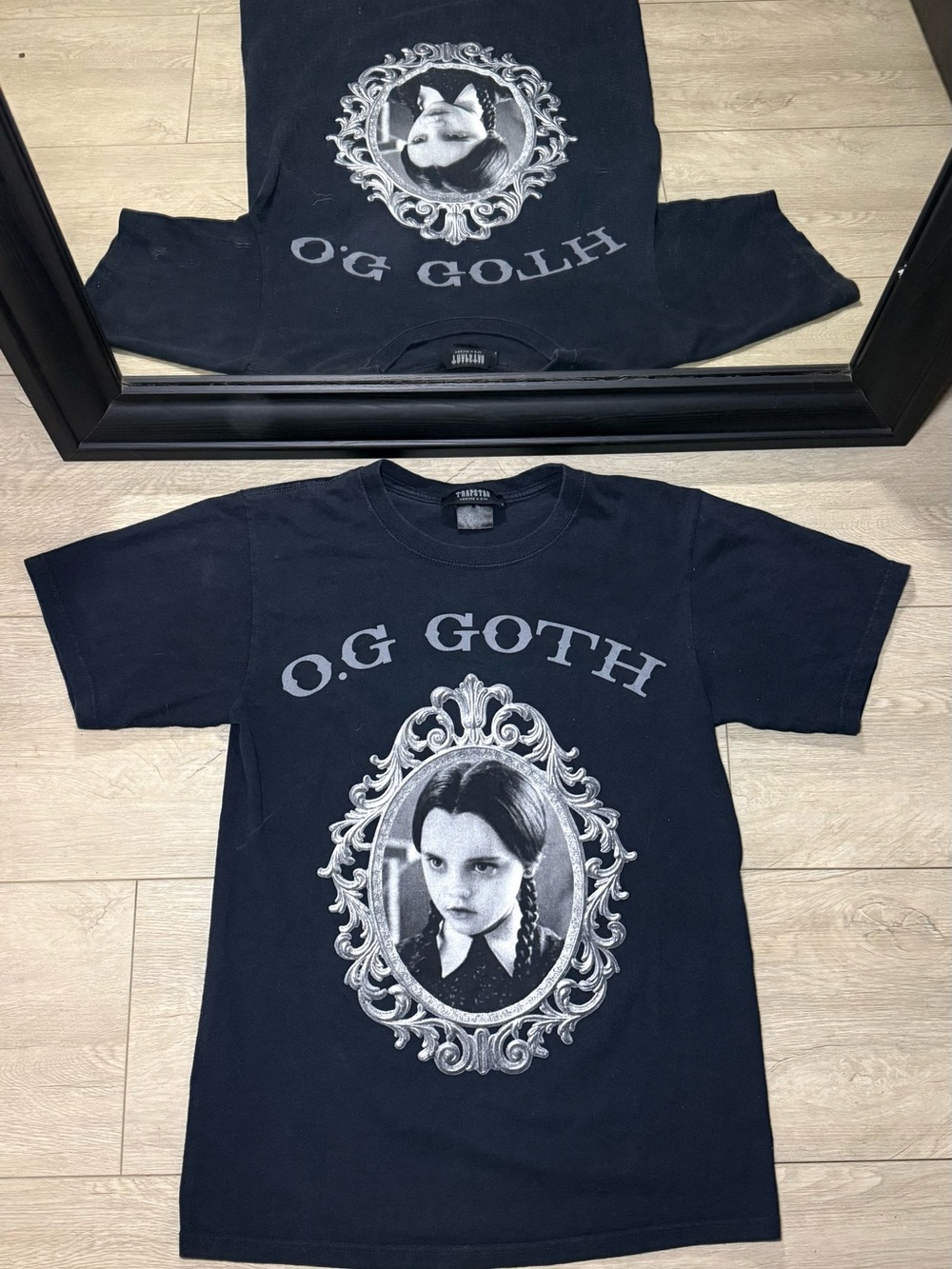 Rare Y2K Trapstar OG Goth Portrait Goth Shirt